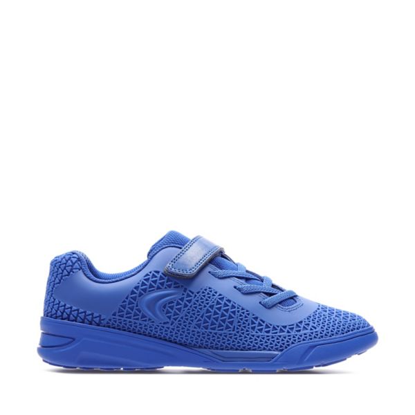 Clarks Girls Award Blaze Youth Trainers Blue | CA-534921